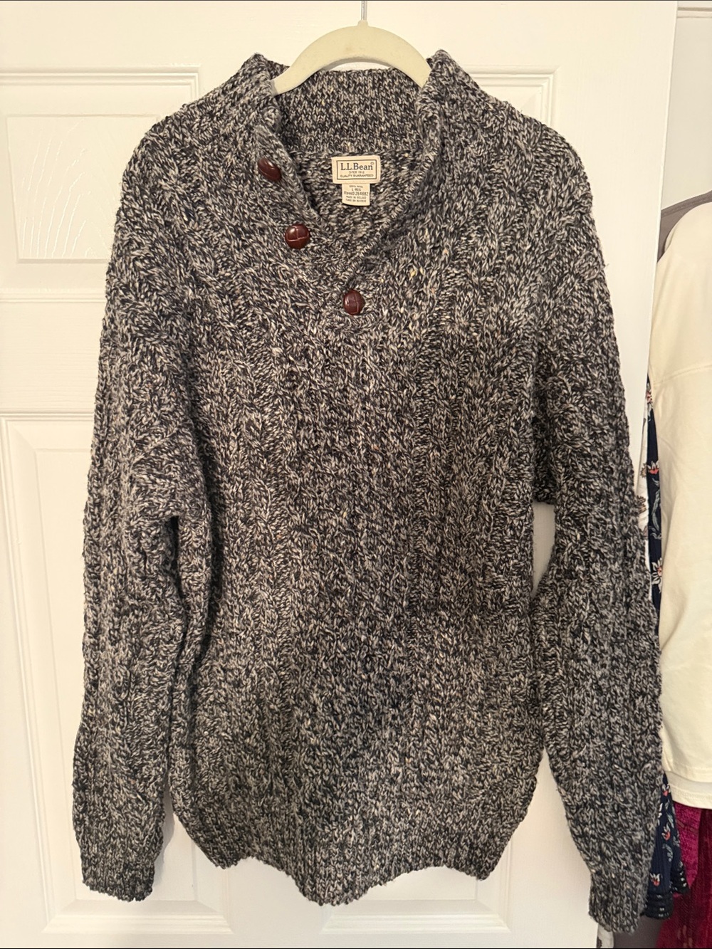 L.L. Bean Men's  Button Sweater